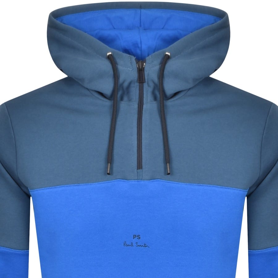 Alternative Image for ProductPS By Paul Smith Block Pattern Hoodie Blue2